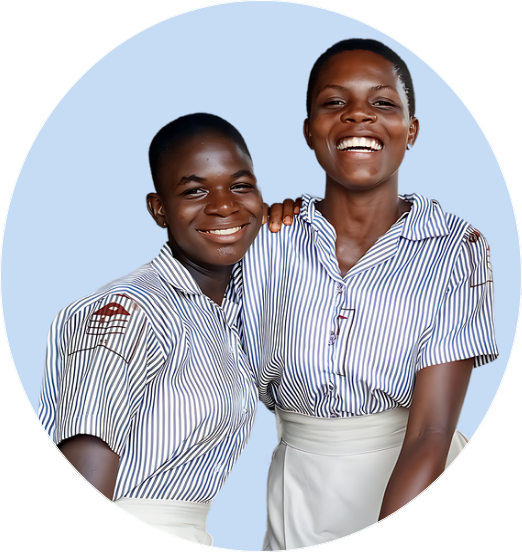Young mothers smiling